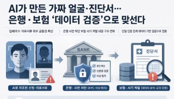 AI가 만든 가짜 얼굴·진단서…은행·보험 ‘데이터 검증’으로 맞선다