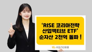 KB운용 ‘RISE 코리아전략산업액티브’, 순자산 2000억 돌파