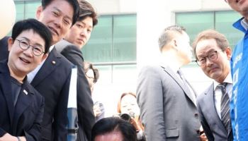 정청래 "경북에서 승리 깃발 꽂아야"…오중기 지원사격