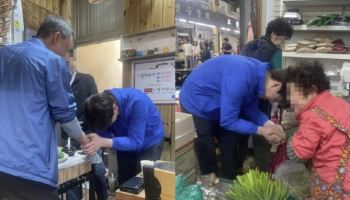 '손털기 논란' 지우기?…하정우, 악수 사진 한가득 게재