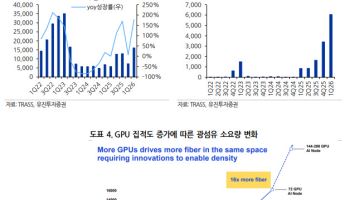 “AI 데이터센터가 광섬유 가격 밀어올려…광통신株 주목”
