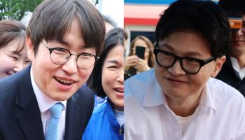 부산 북구갑 초접전…하정우·한동훈 0.8%p 차 박빙