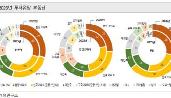 “분양·5년이내 신축 아파트가 투자 유망...상업용 부동산 회복 더뎌”