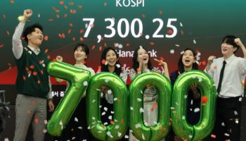 사상 최초 7000피 돌파…원·달러 환율, 장중 두 달 만에 1450원대