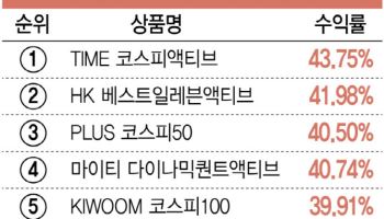 같은 코스피 ETF인데 수익률이 왜…삼전닉스 쏠림에 ‘희비’