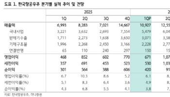 한국항공우주, 1분기 환율 직격탄에 컨센서스 하회-하나