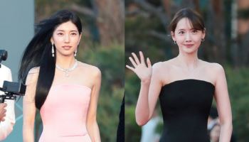 수지·윤아, 같은 드레스 다른 분위기… 아우라가 남다르네