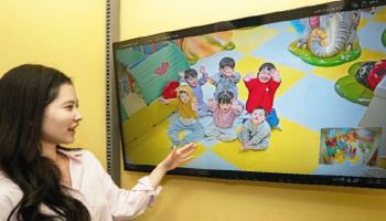 한화비전, 사회공헌 '비전지대' 첫발…"장애 영유아 안전 인프라 구축"
