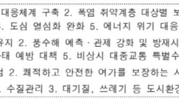폭염 취약계층 지원·AI 침수예측… 서울시, '여름철 종합대책' 가동