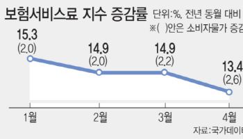 물가 2% 오를 때 보험료 15% 껑충…소비자 한숨