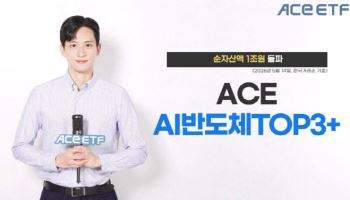 ‘ACE AI반도체TOP3+ ETF’ 순자산 1조원 돌파…두 달 만에 두 배