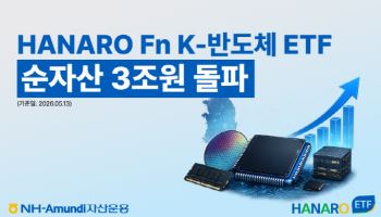 NH아문디운용 'HANARO Fn K-반도체 ETF', 순자산 3조 돌파