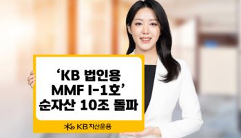 KB자산운용 법인용 MMF 순자산 10조원 돌파