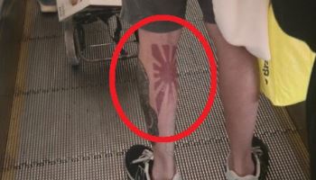 "대형 쇼핑몰서 버젓이 노출"… '욱일기 문신' 논란에 "관련법 시급"