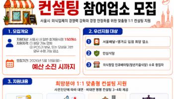 서울시, 외식업 150곳에 경영혁신 컨설팅 지원