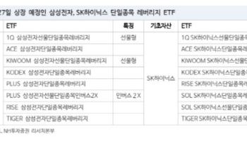 “삼전닉스 레버리지 ETF, 주가 영향은 제한적”
