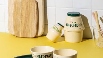 빙그레 '바나나맛우유' 식기세트…'와디즈 본펀딩' 개시