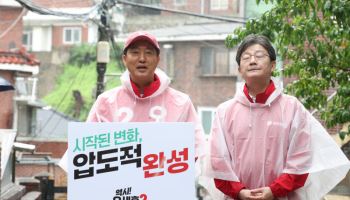 오세훈, 유승민과 첫날부터 강북행…"소년 오세훈 자리서 서울 지키겠다"