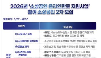 “라이브커머스부터 물류까지 한 번에”…소상공인 온라인 판로 지원 확대
