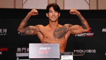 'UFC 향한 도전 시작' 송영재-임관우, 깔끔하게 계체 통과