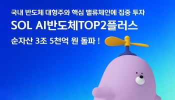 SOL AI반도체TOP2플러스, 순자산 3.5조 돌파…개인 순매수 1위