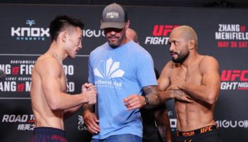 송야동, 전 UFC 챔피언 피게레도와 격돌…8년 만의 中홈 경기