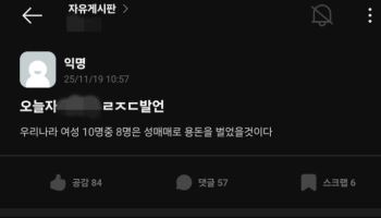 "여성 10명 중 8명 성매매로 돈 벌어" 주장한 대학교수, 징계결정