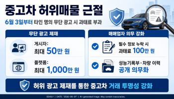 중고차 허위매물 막는다…남의 차 함부로 광고하면 과태료
