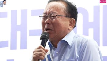 "어쩌면 인생 마지막 유세"…눈물의 김부겸 "대구 살릴 기회 달라"
