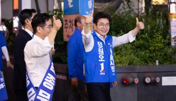 '확신의 미소' 지은 정원오 "새로운 서울, 시민 열망 모여"