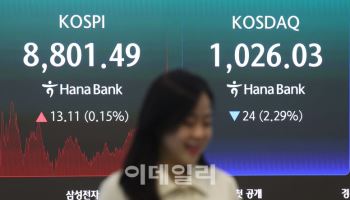 코스피는 9000 코앞인데…코스닥은 고점 대비 16% ‘미끄럼’