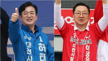 [속보] 대전시장 허태정 55.9% vs 이장우 42.9%…지방파3사 출구조사