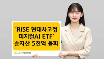 KB운용 ‘RISE 현대차고정피지컬AI ETF’, 순자산 5000억 돌파