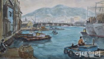 '서정성 뚝뚝' 묵직한 수채화…한 시대 비춘 진한 초상 [e갤러리]