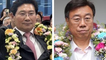 민주당 바람도 꺾지 못한 반도체·부동산 역풍, 생환한 野 시장들