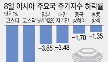 반도체발 '검은 월요일'…시총 600조 날아갔다
