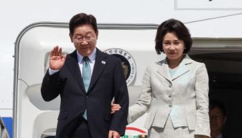李대통령, 벨기에 도착..동포 간담회로 EU일정 시작