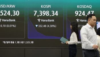 "역대급 고난도 증시"…코스피·코스닥 하락 출발