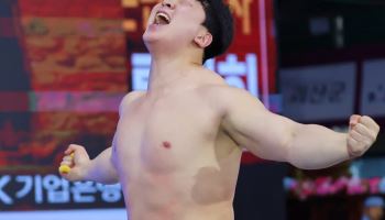 ‘한라급 최강’ 김무호, 보은단오장사 우승…4대 그랜드슬램 달성