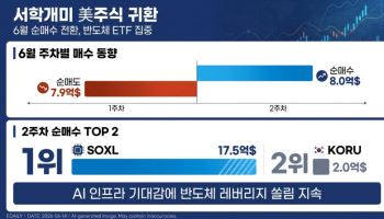 美 주식 다시 담는 서학개미…지난주 SOXL에만 2.7조 몰렸다