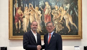 국립중앙박물관·이탈리아 우피치미술관, 문화교류 MOU 체결