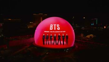 돔 스크린 채운 BTS…자이언트스텝, 'MSG 스피어' 영상 제작