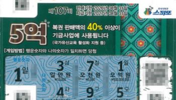 복권 당첨 꿈 반복되더니…스피또 5억 터졌다
