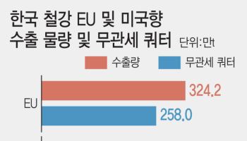 EU 철강 빗장 높아지지만…韓, 무관세 물량 확보 '선방'