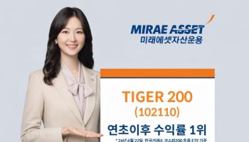 TIGER 200 ETF, 연초 이후 수익률 145.5%…동종 상품 1위