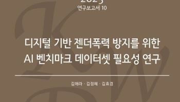 "AI가 성범죄 도구 안 되게"…새 안전기준 주문한 여성정책연구원