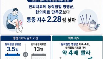 동작침법 병행 치료, 교통사고 후 통증·기능 개선에 도움
