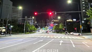 의정부 민락2지구 LED가로등 224개 교체…조도 개선해 안전 확보