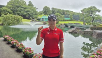 JLPGA 투어 첫 경기 치른 고지원…"까다로운 그린에 아쉬움도"