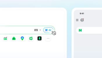 네이버 검색창서 클릭 한 번에 AI 검색…'AI탭' 정식 출시